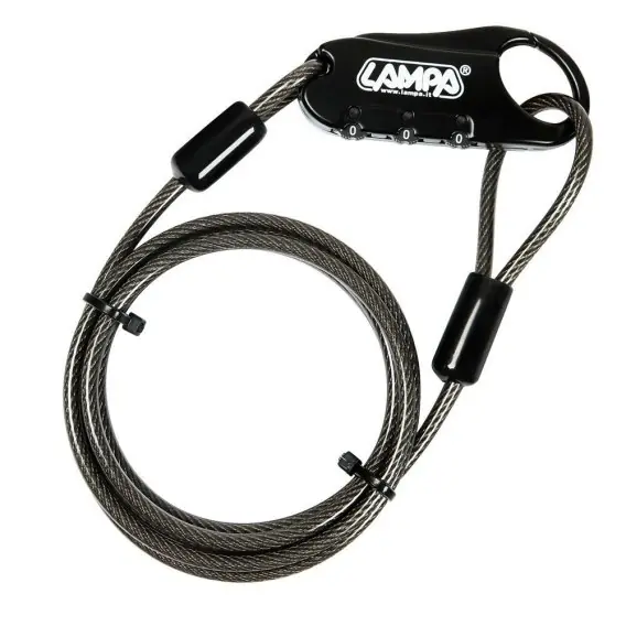 Ostatnia szansa 90596 Portex, zamek szyfrowy z linką zabezpieczającą - 150 cm